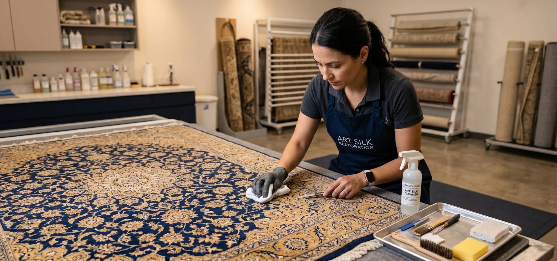 Viscose & Art Silk Rug Cleaning